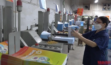Nhà xuất bản Giáo dục Việt Nam triển khai in sách giáo khoa phục vụ năm học mới.