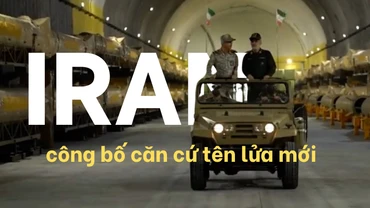 [Video] Iran công bố căn cứ tên lửa mới 