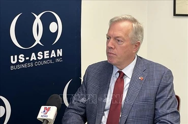 Chủ tịch Hội đồng kinh doanh Hoa Kỳ-ASEAN, Đại sứ Ted Osious. Ảnh: TTXVN