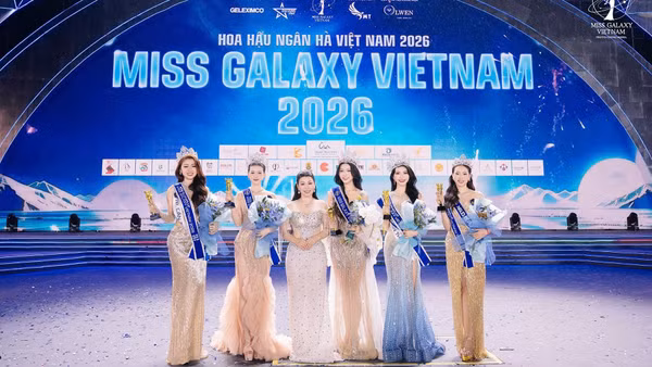 Tốp 5 cuộc thi Miss Galaxy Vietnam 2026. (Ảnh: Ban tổ chức cung cấp)