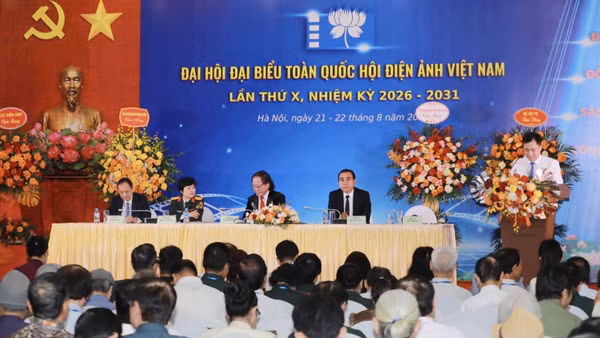 Quang cảnh Đại hội đại biểu toàn quốc Hội Điện ảnh Việt Nam lần thứ 10.