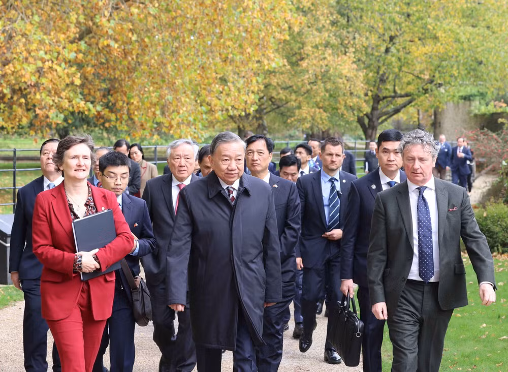 Tổng Bí thư Tô Lâm tại Đại học Oxford. (Ảnh: Thống Nhất – TTXVN) 