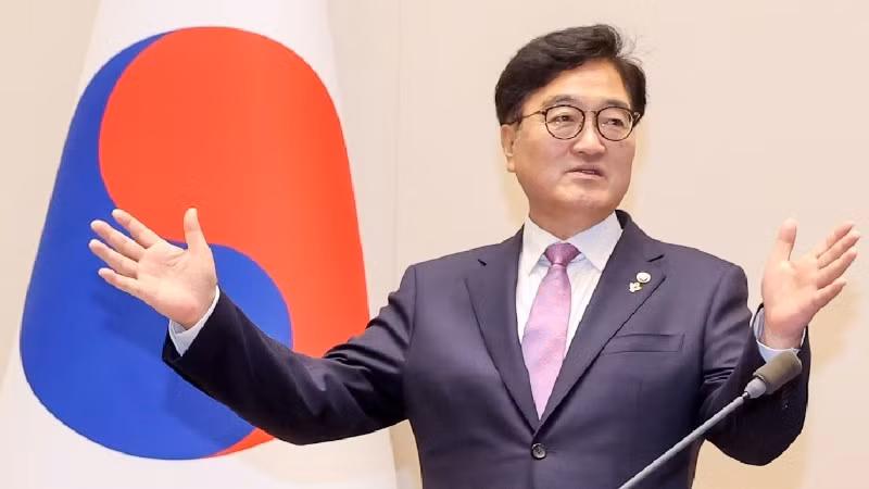 Chủ tịch Quốc hội Đại Hàn Dân Quốc Woo Won Shik và Phu nhân sẽ thăm chính thức Việt Nam từ ngày 20 đến 22/11/2025.