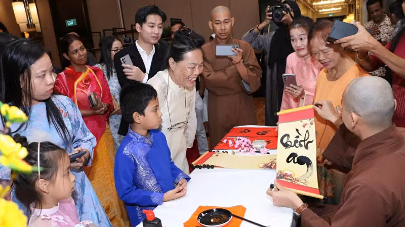 Chương trình gồm nhiều những hoạt động mang đậm văn hóa Việt Nam. (Nguồn: Đại sứ quán Việt Nam tại Sri Lanka)