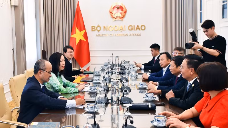 Quang cảnh buổi gặp mặt. 