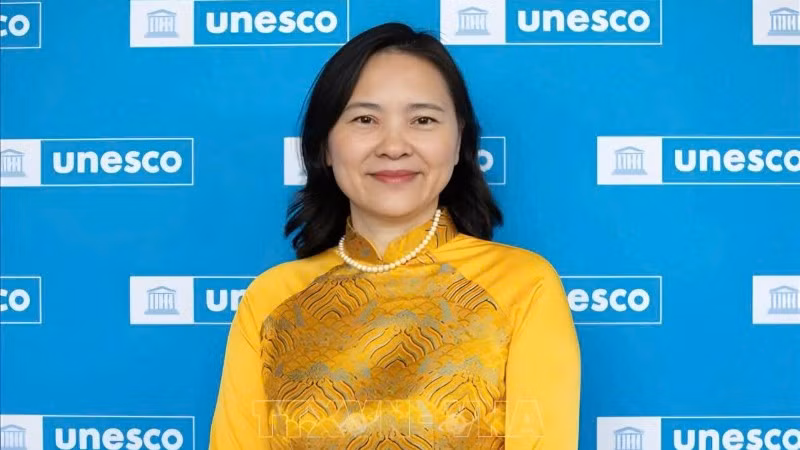 Đại sứ Nguyễn Thị Vân Anh, Trưởng Phái đoàn Việt Nam tại UNESCO. (Ảnh do Phái đoàn Việt Nam tại UNESCO cung cấp)