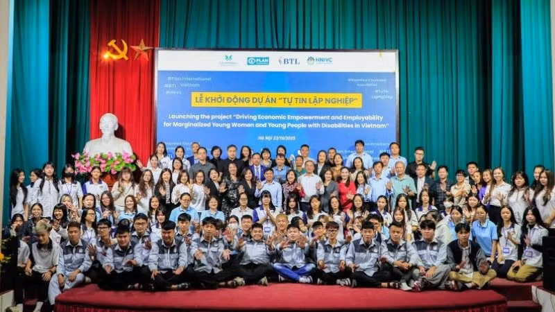 Dự án “Tự tin lập nghiệp” hướng tới hỗ trợ 2.000 thanh niên độ tuổi từ 18-35 có hoàn cảnh khó khăn. (Ảnh: Thanh Xuân)