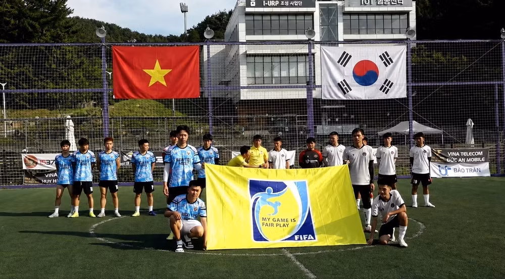 Giải Futsal Doanh nghiệp Busan lần I năm 2026 là hoạt động ý nghĩa hướng tới kỷ niệm 81 năm Ngày Quốc khánh 2/9. (Ảnh: Hiệp hội Doanh nhân và Đầu tư Việt Nam-Hàn Quốc cung cấp)