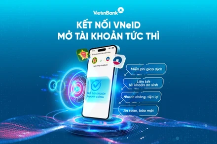 Mở tài khoản VietinBank dễ dàng trên ứng dụng VNeID.