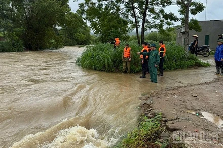 Cầu tràn thôn Ninh Hòa, xã Sơn Thủy nơi xảy ra vụ việc.