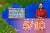 [Video] Dự báo thời tiết ngày 5/10/2025: Bão số 11 áp sát Vịnh Bắc Bộ