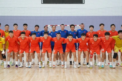 Đội tuyển futsal Việt Nam chuẩn bị tham dự Vòng chung kết futsal châu Á 2026. (Ảnh: VFF)