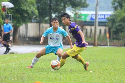 U21 Hà Nội giành tấm vé vào bán kết Giải bóng đá U21 Quốc gia 2025. (Ảnh: VFF)