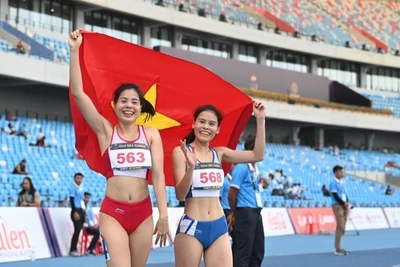 Các đội tuyển trọng điểm như điền kinh đang được đầu tư toàn diện để hướng tới các kỳ đại hội. (Ảnh: Dương Thuật)