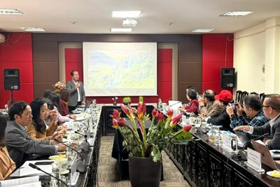 Toàn cảnh Hội thảo “Phát triển du lịch tại các công viên địa chất toàn cầu UNESCO ở Việt Nam”. (Ảnh: NGỌC BÍCH)