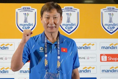 Huấn luyện viên Kim Sang Sik đặt niềm tin vào đội tuyển U23 Việt Nam. (Ảnh: VFF)