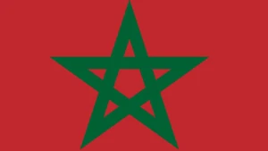 Cờ Morocco. 