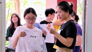 Thí sinh tại Kỳ thi tuyển sinh vào lớp 10 năm 2025 của tỉnh Nghệ An (Ảnh: Sở Giáo dục và Đào tạo Nghệ An/Báo Nghệ An)