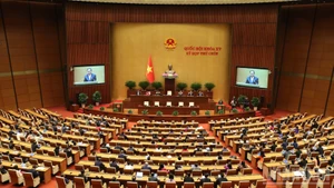 Toàn cảnh phiên bế mạc Kỳ họp thứ 9, Quốc hội khóa XV, ngày 27/6/2025. (Ảnh: DUY LINH)