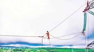 Hệ thống lưới điện. (Ảnh: NGỌC HƯƠNG)