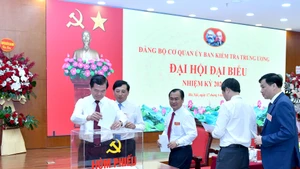 Đại hội đại biểu Đảng bộ cơ quan Ủy ban Kiểm tra Trung ương nhiệm kỳ 2025-2030, ngày 17/6/2025. (Ảnh: ĐĂNG KHOA)