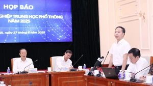 Phó Cục trưởng Cục Quản lý chất lượng, Bộ Giáo dục và Đào tạo Nguyễn Ngọc Hà nói về độ khó của đề thi tốt nghiệp THPT năm 2025, chiều 27/6. 