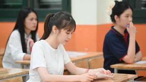 Thí sinh tham dự Kỳ thi tốt nghiệp THPT năm 2025 (Ảnh: NGUYỄN MẠNH)