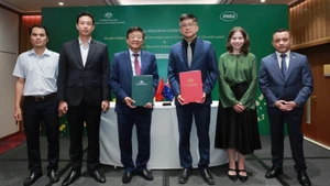 Cơ quan Thương mại và Đầu tư Chính phủ Australia (Austrade) đã ký Biên bản ghi nhớ với Hiệp hội Ngân hàng Việt Nam. (Ảnh: HẢI YẾN)