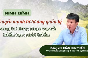 Ninh Bình chuyển mạnh từ tư duy quản lý sang tư duy phục vụ và kiến tạo phát triển 