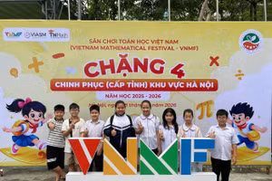Các thí sinh tham dự Sân chơi Toán học Việt Nam (VNMF) năm học 2025-2026.