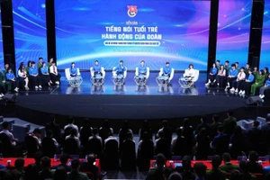 Diễn đàn được tổ chức theo hình thức trực tiếp kết hợp trực tuyến. (Ảnh: TTXVN).