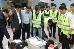 Lãnh đạo Sở Y tế Hà Nội kiểm tra trang thiết bị, thuốc, hóa chất đáp ứng công tác y tế phục vụ Đại hội XIV của Đảng.