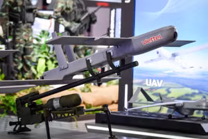 UAV cảm tử VU-C2. (Ảnh: THÀNH ĐẠT)