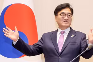 Chủ tịch Quốc hội Hàn Quốc Woo Won Shik. (Ảnh: VGP)