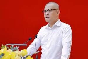 Bí thư Tỉnh ủy Phú Thọ Phạm Đại Dương phát biểu tại hội nghị sơ kết 1 năm vận hành chính quyền địa phương 2 cấp ở Phú Thọ.