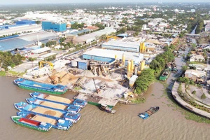 Khu công nghiệp Mỹ Tho, phường Trung An (tỉnh Đồng Tháp).
