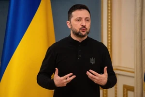 Tổng thống Ukraine Volodymyr Zelensky. (Ảnh: Anadolu/TTXVN)