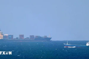 Nằm giữa Oman và Iran, eo biển Hormuz được công nhận là một trong những điểm nghẽn dầu mỏ quan trọng nhất thế giới. (Ảnh: AFP/TTXVN)