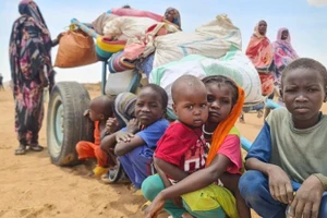 Xung đột khiến nhiều trẻ em ở Sudan phải chạy nạn. (Ảnh: WFP)