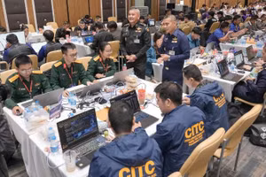 Đội thi Trung tâm 186 tham gia cuộc thi Chiến binh mạng đa quốc gia tại Thái Lan.
