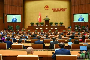 Quang cảnh phiên bế mạc Kỳ họp thứ 10, Quốc hội khóa XV. (Ảnh: DUY LINH)