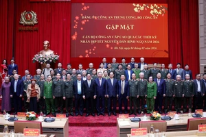 Tổng Bí thư Tô Lâm và các đại biểu. (Ảnh: Thống Nhất – TTXVN)