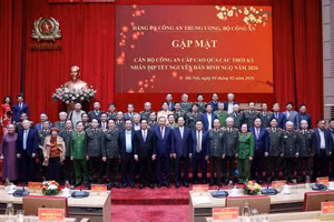 Tổng Bí thư Tô Lâm và các đại biểu. (Ảnh: Thống Nhất – TTXVN)