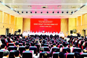 Chi bộ Lâm sàng khối nội 2, Đảng bộ Bệnh viện Nhi đồng 1 tổ chức sinh hoạt định kỳ.