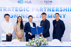 PILA (Việt Nam) ký kết hợp tác chiến lược cùng TOTM Technologies (Singapore). (Ảnh: NGỌC ANH)