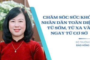 Bộ trưởng Y tế Đào Hồng Lan: Chăm sóc sức khỏe nhân dân toàn diện, từ sớm, từ xa và ngay từ cơ sở