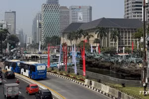Một góc đường phố Thủ đô Jakarta của Indonesia. (Ảnh: TTXVN)