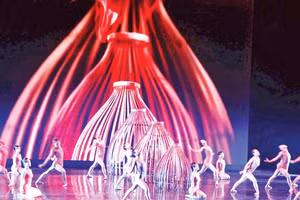 Một cảnh trong vở ballet “Dó”.