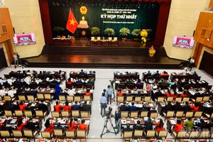 Quang cảnh kỳ họp.