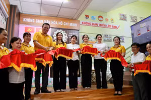 Ra mắt Không gian văn hóa Hồ Chí Minh của phường Minh Phụng.